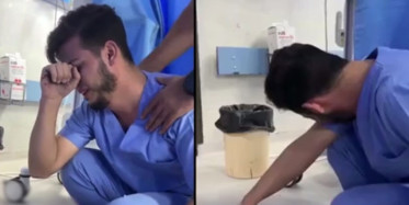 Hastaneye getirilen şehidin babası olduğunu öğrendi: Filistin’de yürek yakan anlar