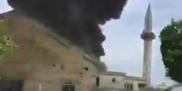 Hatay’da Camide Yapılan Çalışma Esnasında Yangın Çıktı