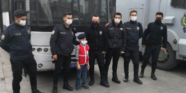 Engelli Çocuğun Polis Olma Hayali Gerçek Oldu