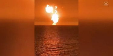 Hazar Denizi’nde Korkunç Doğal Gaz Patlaması Meydana Geldi