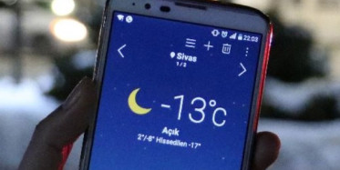 Sivas'ta Soğuk Hava Hayatı Zorlaştırıyor 