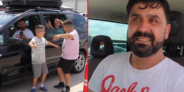 Hollanda'dan Gelen Gurbetçi Sınır Kapısından Geçince Sevincini Gizleyemedi