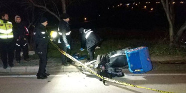 Iğdır’da Motorlu Kurye Ölümden Döndü