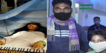 Hindistan'da Küçük Kız Ameliyat Sonrasında Sedyede Piyano Çaldı!