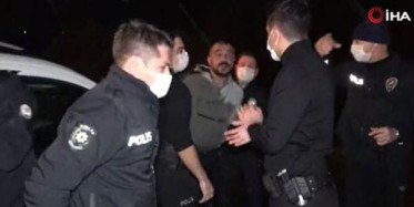 Arnavutköy'de İntihar Etmek İsteyen Vatandaş Polisi Darbetti!