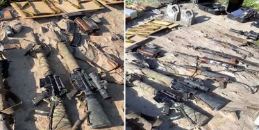 Irak’ın Kuzeyindeki Operasyonda Ele Geçirilen Mühimmat Sergilendi