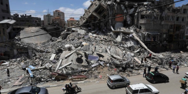 İşgalci İsrail'in Gazze'ye Saldırdığı Havadan Görüntüler Yayınlandı