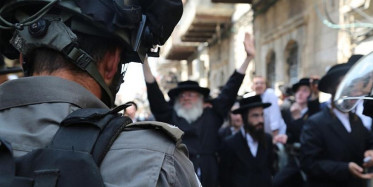İsrail Polisi ve Ortodoks Yahudileri Arasında Kavga