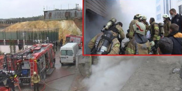 İstanbul'da Hırdavat Malzemeleri Satan Depoda Yangın