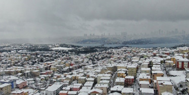 İstanbul'un Kar Manzarası  Drone ile Görüntülendi