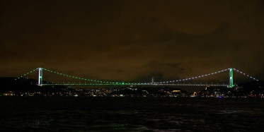İstanbul'un Köprüleri, Pakistan Bayrağı Rengiyle Aydınlatıldı