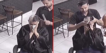 İzleyenleri ağlatan video: Kanser hastasın kadının saçlarını kesen kuaförün yaptıkları herkesi duygulandırdı