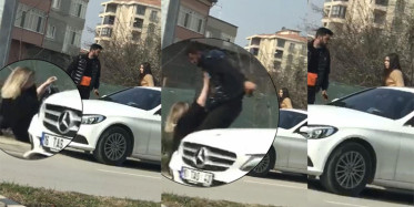 Kadını Önce Darp Etti, Sonra Sürükledi!