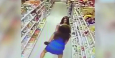 Edepsiz Kadının Hırsızlık Yöntemi Sosyal Medyayı Salladı