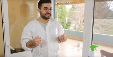 Kadir Ezildi Cam Silerken Aşağı Düştü!