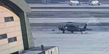 Sabiha Gökçen Havalimanı'nda Helikopter Kazasının Görüntüleri!