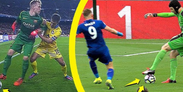 Hücum Oyuncularını Kıskandıracak Muhteşem Kaleci Çalımları!