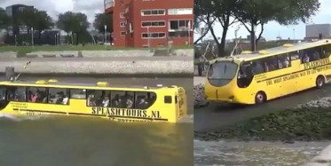 Karada ve Denizde Gidebilen Toplu Taşıma Aracı