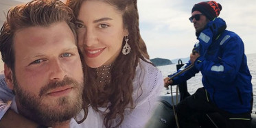 Başak Dizer, Kıvanç Tatlıtuğ'un Dümene Geçtiği Anları Paylaştı