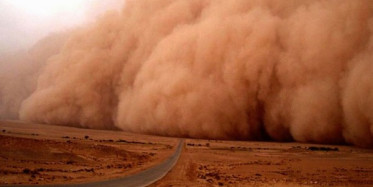 Şanlıurfa'yı Kızıl Toz Fırtınası Esir Aldı