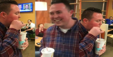 Kola Bardağı ve Pipetle Aynı Yerde 3 Yıl Sonra Şov Yaptı