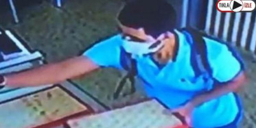 Kuyumcuda Biber Gazlı Gasp Anı Kamerada