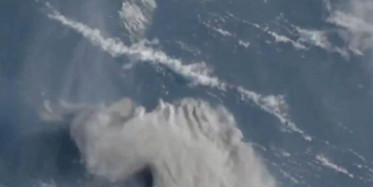 La Soufriere Yanardağı’ndaki Patlama Uydudan Görüntülendi