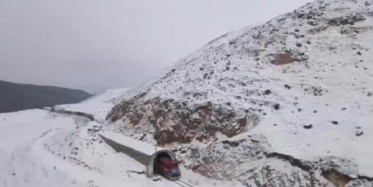 Çin'e Giden İlk İhracat Trenimiz Kars'tan Geçerken Görüntülendi!