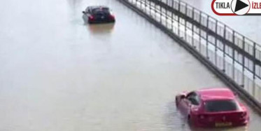  Londra'da İnanılmaz Görüntüler! Sular Altında Kaldı 