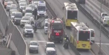 Haliç'te Araç Takla Attı!