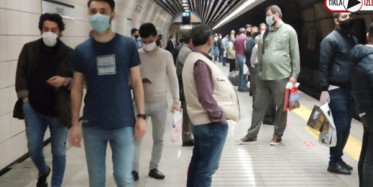 Marmaray'da Sis Yoğunluğu