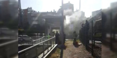 Zincirlikuyu Metrobüs Durağında Asansör Yangını