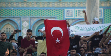 Mescid-i Aksa'da Ramazan Bayramı Namazı Kılındı