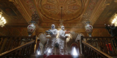 Milli Saraylar Dezenfekte Ediliyor