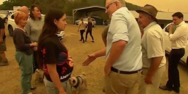 Avustralya Başbakanı'na Yangınzededen Tepki