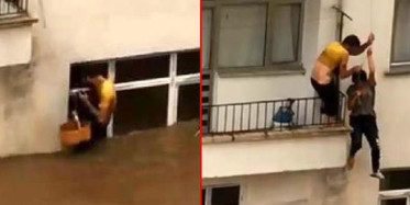 Mucize Kurtuluş: Bir İple Hayata Tutundular!