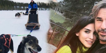 Engin Altan Düzyatan ve Neslişah Alkoçlar'dan Kızaklı Paylaşım