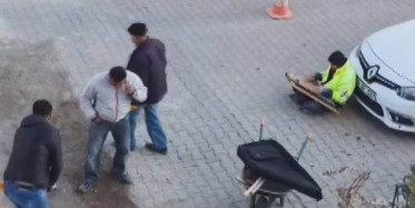 Nevşehir'de Bir İşçi Yol Bakım Çalışmaları Yapan Arkadaşlarına Kanun Çaldı