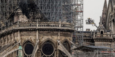 Yangın Sonrası Notre Dame Katedrali Havadan Görüntülendi