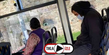 Halk Otobüsünde Kendini Tatmin Etti