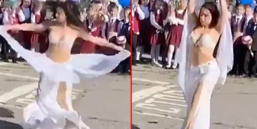 Okul Açılışında Dansöz Kıyafeti Giyip Oynayan Öğretmen Tepki Topladı!
