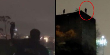 Ölmek İsteyen Vatandaşın Ankara Kalesi'nden Atladığı Anlar