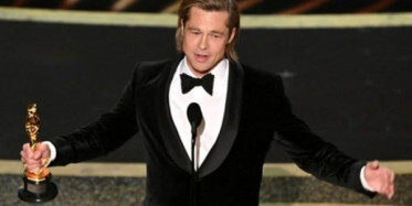 Oscar Ödülü Alan Brad Pitt, Kürsüde Trump'a Göndermelerde Bulundu