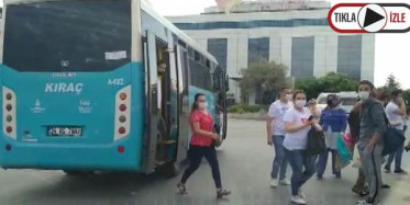 Esenyurt'ta Fazla Yolcu Alan Otobüs Trafikten Men Edildi