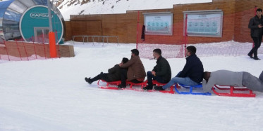 Palandöken'de Karın Keyfini Çıkardılar