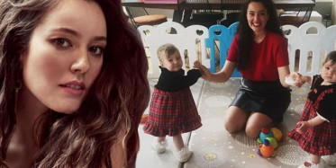 Pelin Akil, İkiz Bebeklerinin İlk Adımlarını Paylaştı