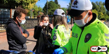 Adana'da Maske Cezası Yazan Polislere Tehdit!