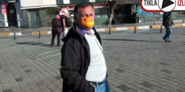 Portakal Kabuğundan Maske Taktı: Görenleri Şaşkına Çevirdi!