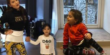 Demet Akalın'ın Kızı Hira Canlı Yayında Kek Yaptı