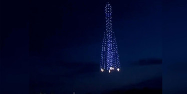 Rusya'da 500 Drone İle Görsel Şölen